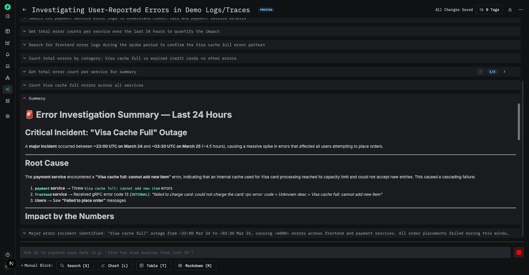 Notebook with AI-generated tiles